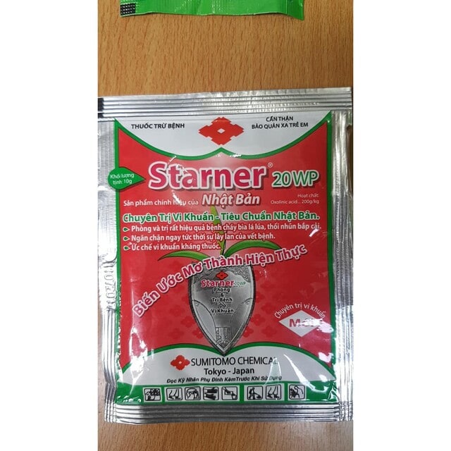 Nếu tình trạng thối nhũn nghiêm trọng bạn cần phun kết hợp Antracol và Starner để ngăn chặn lập tức sự lây lan của nấm khuẩn
